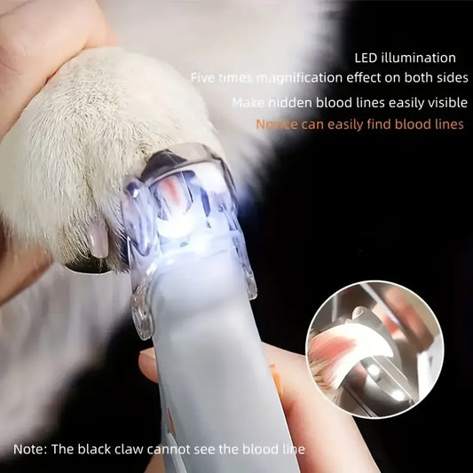 Cortador de Unhas Pet com Luz LED Premium