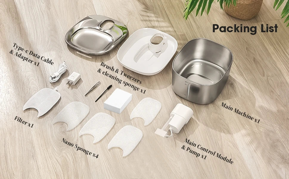 Fonte Automática Inteligente APETDOLA 4L com Sensor Sem Fios para Gatos e Cães