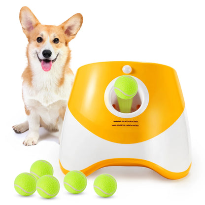 Máquina Automática de Buscar Bola para Cães – Brinquedo Interativo Recarregável