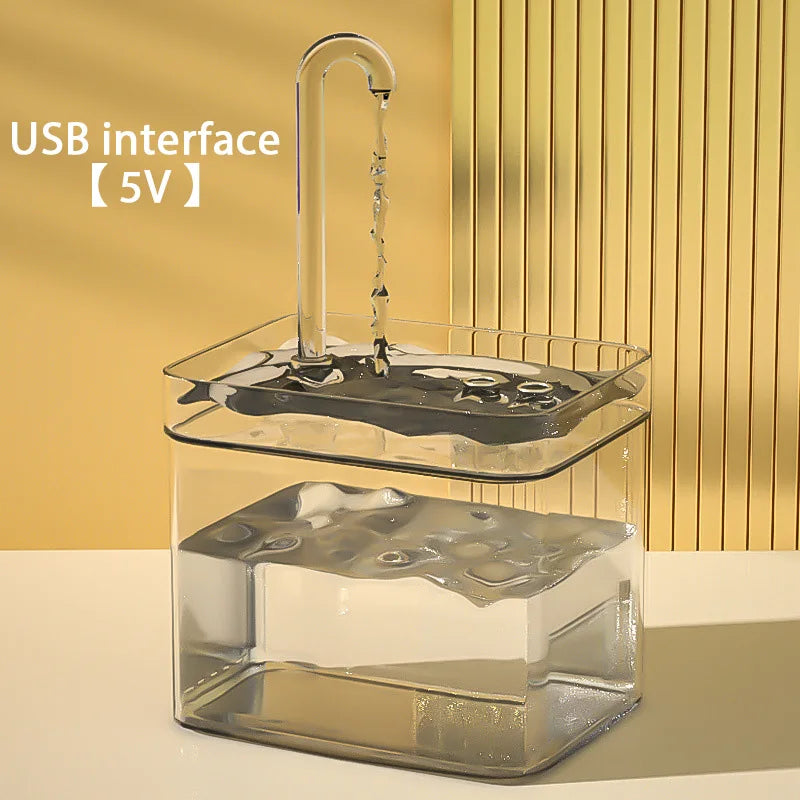 Fonte Automática Ultra Silenciosa para Gatos com Filtro USB