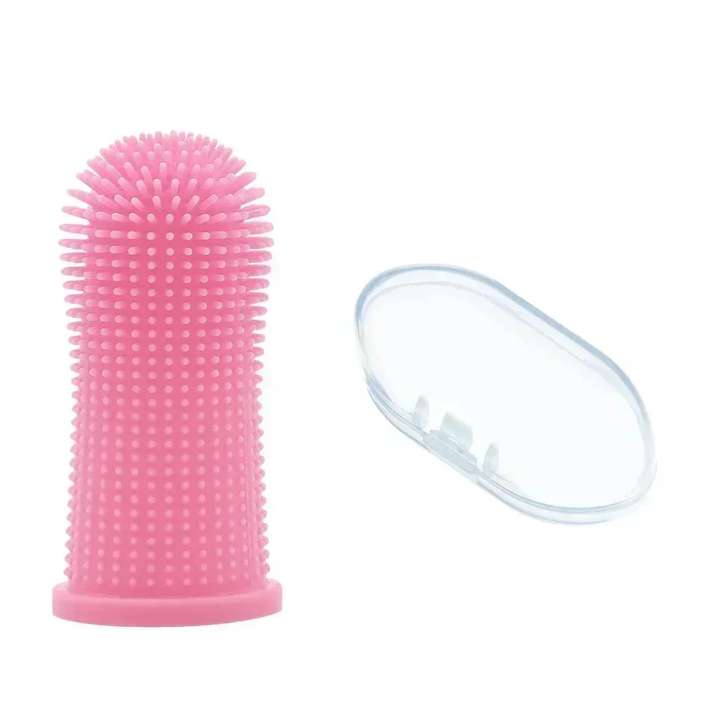 Escova de Dentes de Silicone para Pets