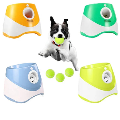 Máquina Automática de Buscar Bola para Cães – Brinquedo Interativo Recarregável