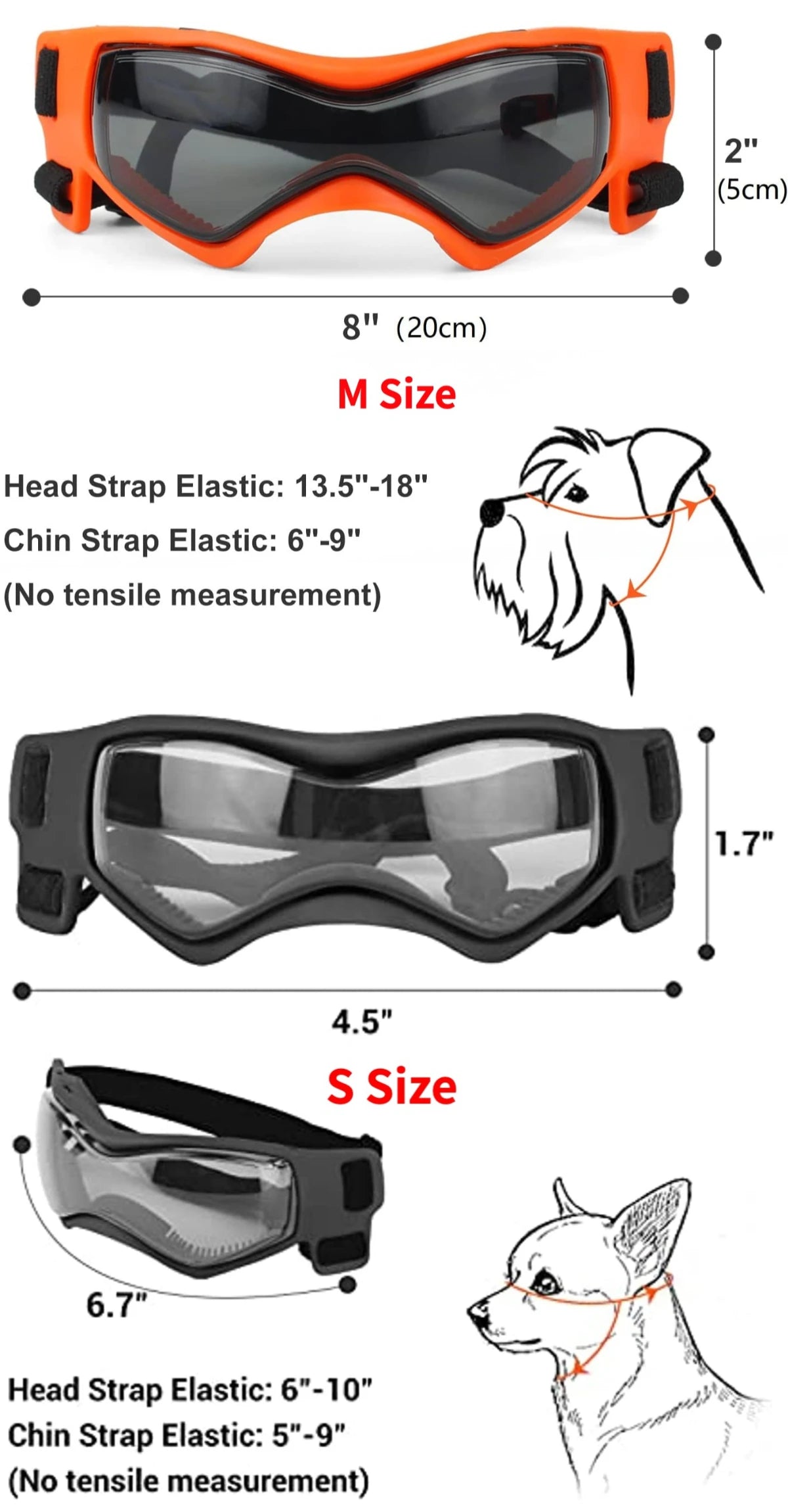 Óculos de Sol com Proteção UV para Cães e Gatos