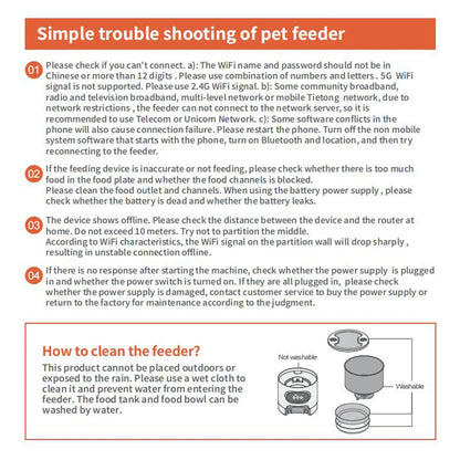 SmartFeed Pro™ Alimentador Automático Inteligente para Cães e Gatos | Controlo por App e Alimentação Programada