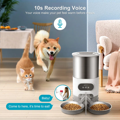 SmartFeed Pro™ Alimentador Automático Inteligente para Cães e Gatos | Controlo por App e Alimentação Programada