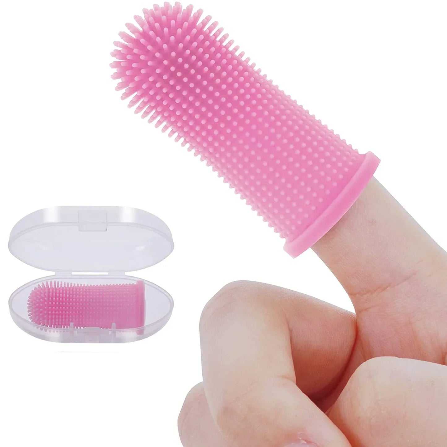 Escova de Dentes de Silicone para Pets