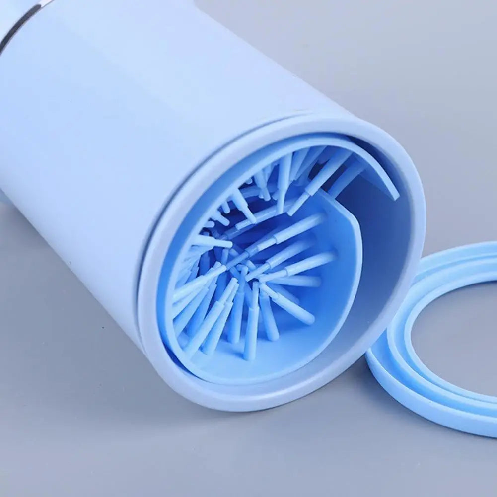 Nunca Mais Tenha Pegadas de Lama em Casa – Lavador Automático de Patas para Pets!