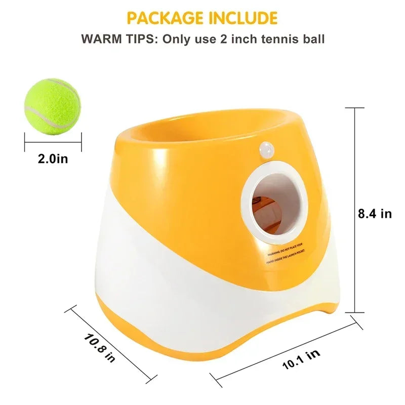 Máquina Automática de Buscar Bola para Cães – Brinquedo Interativo Recarregável