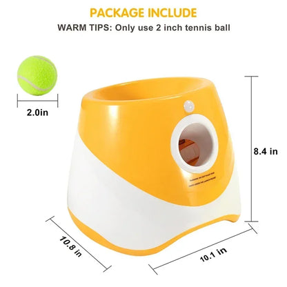 Máquina Automática de Buscar Bola para Cães – Brinquedo Interativo Recarregável