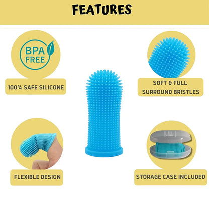 Escova de Dentes de Silicone para Pets