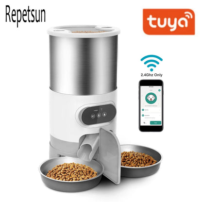 SmartFeed Pro™ Alimentador Automático Inteligente para Cães e Gatos | Controlo por App e Alimentação Programada