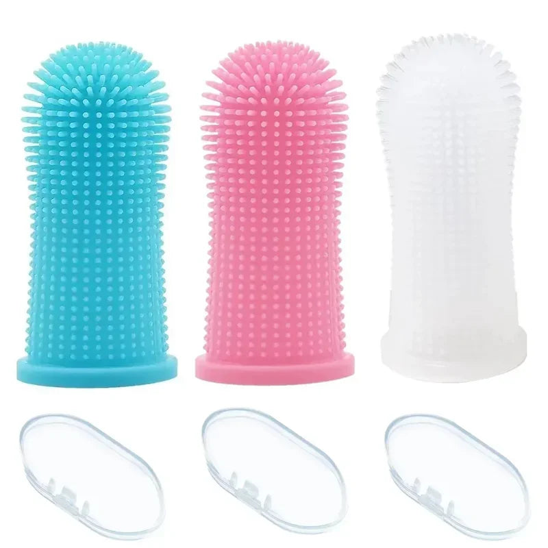 Escova de Dentes de Silicone para Pets