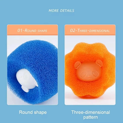 WashFur™ Removedor de Pelos Reutilizável para Máquina de Lavar | Elimina Pelos de Cães e Gatos da Roupa