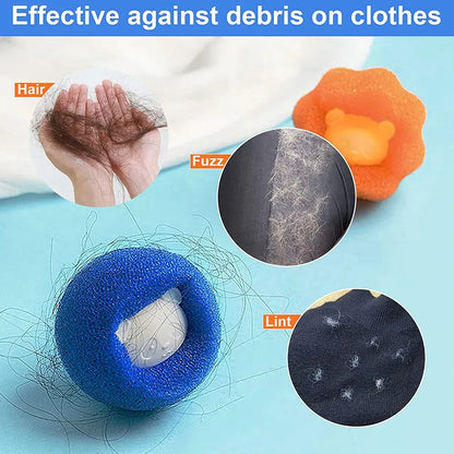 WashFur™ Removedor de Pelos Reutilizável para Máquina de Lavar | Elimina Pelos de Cães e Gatos da Roupa