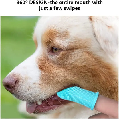 Escova de Dentes de Silicone para Pets