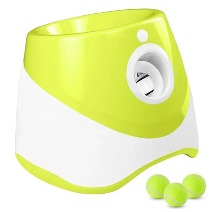 Máquina Automática de Buscar Bola para Cães – Brinquedo Interativo Recarregável