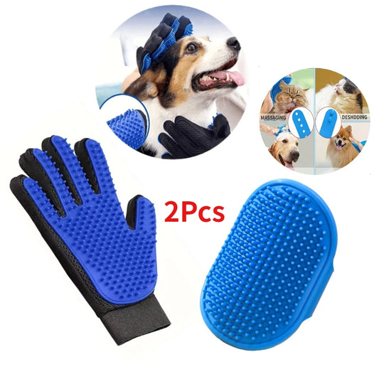 Kit de Higiene e Escovagem para Pets – 2 Peças