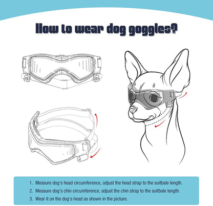 Óculos de Sol com Proteção UV para Cães e Gatos