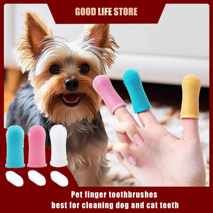 Escova de Dentes de Silicone para Pets