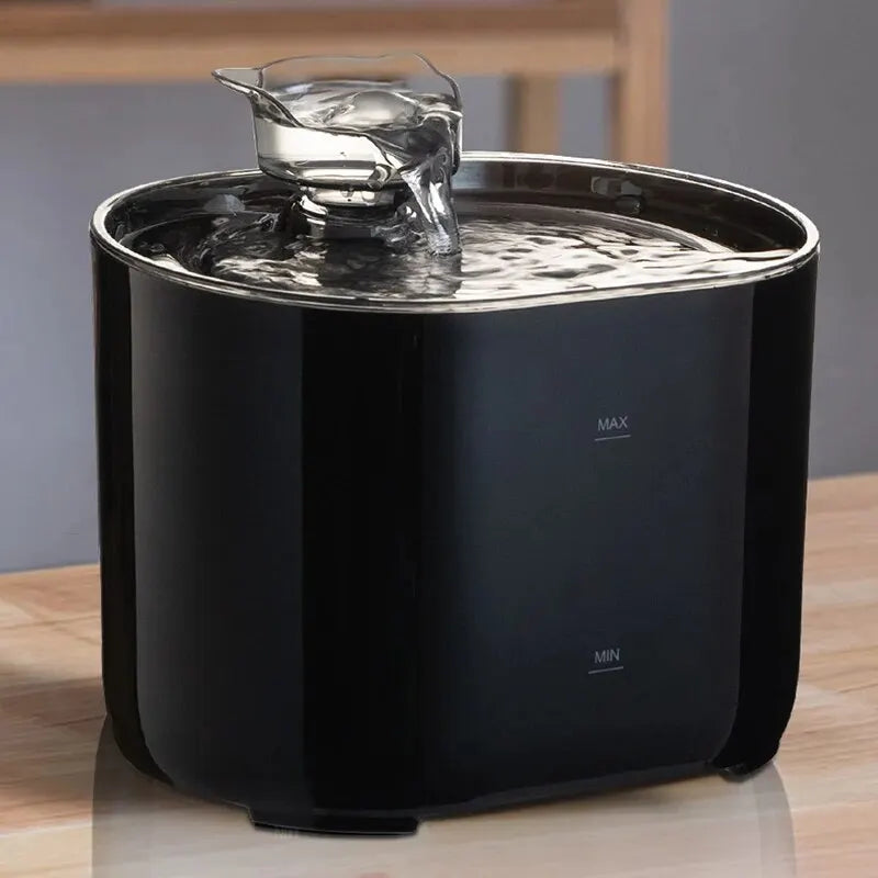 Fonte Automática de Água para Gatos e Cães com Recirculação e Filtro USB