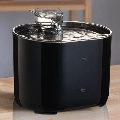 Fonte Automática de Água para Gatos e Cães com Recirculação e Filtro USB