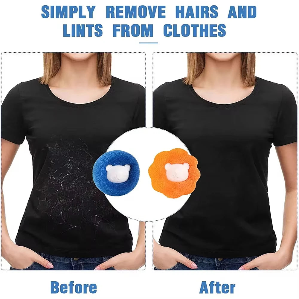 WashFur™ Removedor de Pelos Reutilizável para Máquina de Lavar | Elimina Pelos de Cães e Gatos da Roupa