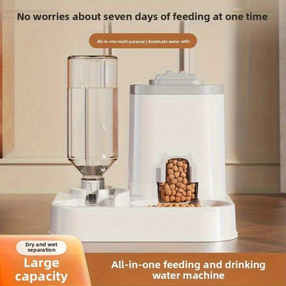 Dispensador Automático de Comida e Água para Pets