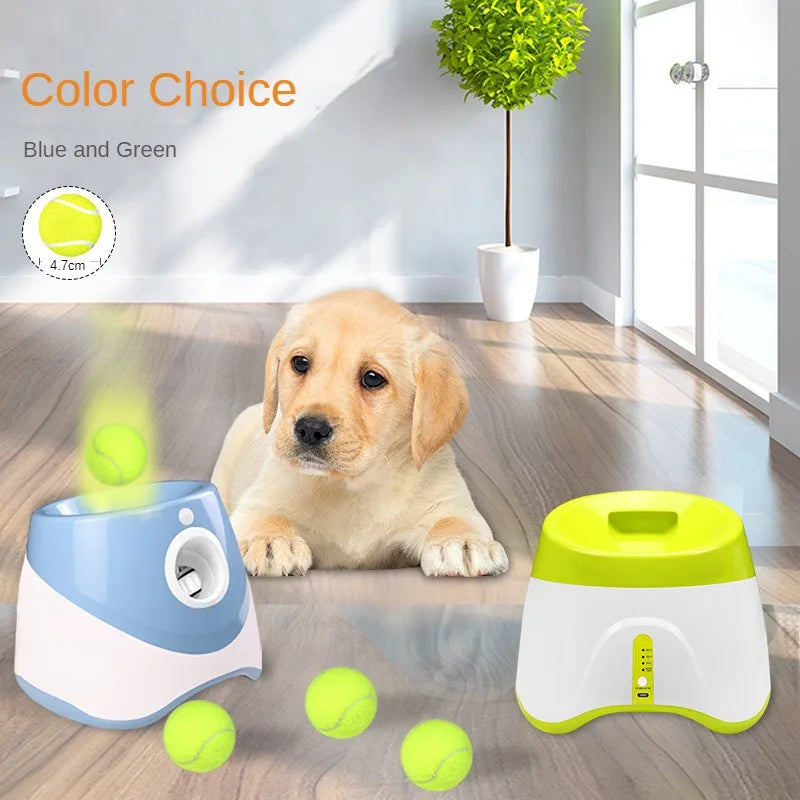 Máquina Automática de Buscar Bola para Cães – Brinquedo Interativo Recarregável