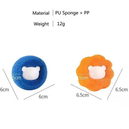WashFur™ Removedor de Pelos Reutilizável para Máquina de Lavar | Elimina Pelos de Cães e Gatos da Roupa