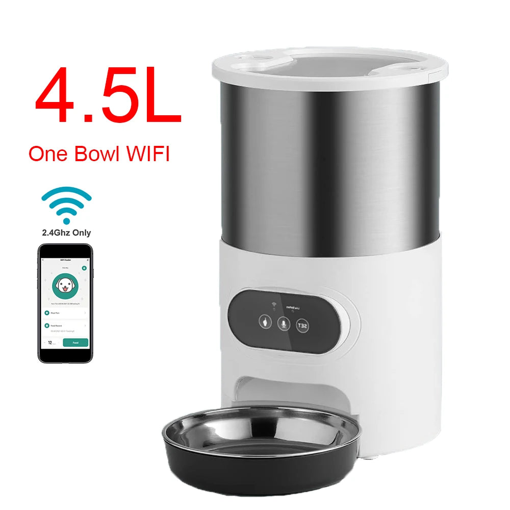 SmartFeed Pro™ Alimentador Automático Inteligente para Cães e Gatos | Controlo por App e Alimentação Programada