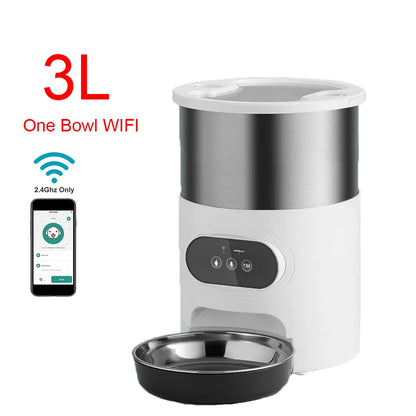 SmartFeed Pro™ Alimentador Automático Inteligente para Cães e Gatos | Controlo por App e Alimentação Programada
