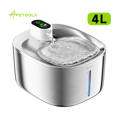 Fonte Automática Inteligente APETDOLA 4L com Sensor Sem Fios para Gatos e Cães