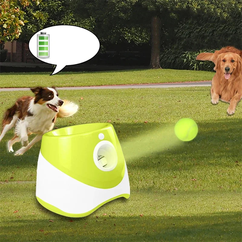 Máquina Automática de Buscar Bola para Cães – Brinquedo Interativo Recarregável