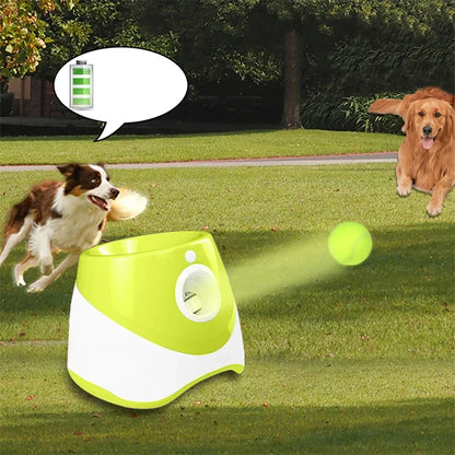Máquina Automática de Buscar Bola para Cães – Brinquedo Interativo Recarregável