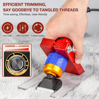 TrimPro™ Máquina de Tosquia Elétrica 200W para Cães e Gatos | Corte Preciso e Baixo Ruído