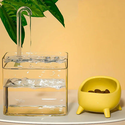 Fonte Automática Ultra Silenciosa para Gatos com Filtro USB