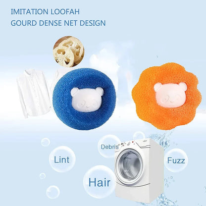 WashFur™ Removedor de Pelos Reutilizável para Máquina de Lavar | Elimina Pelos de Cães e Gatos da Roupa