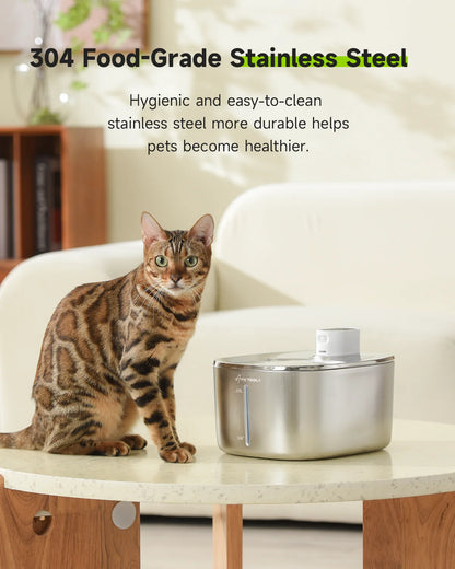Fonte Automática Inteligente APETDOLA 4L com Sensor Sem Fios para Gatos e Cães