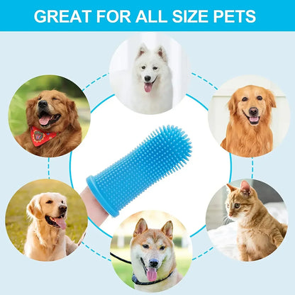 Escova de Dentes de Silicone para Pets